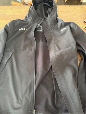 The North Face Black Apex Flex Hooded Rain Jacket